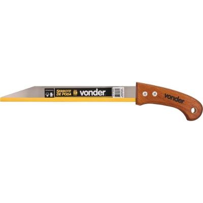 Serrote De Poda Reto 12" 6D Cabo Madeira - Vonder