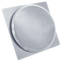 Ralo Click Quadrado 10x10cm Inox - 1