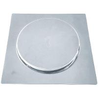 Ralo Click Quadrado 10x10cm Inox - 9