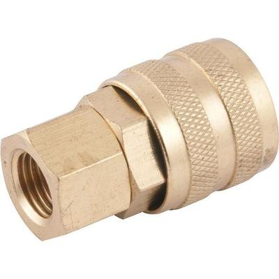 Engate Rápido Fêmea 1/4" Npt Latão Com Rolete - Vonder