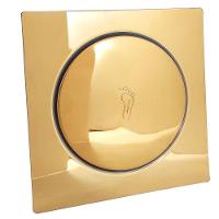 Ralo Click Quadrado 15x15cm Gold - 15