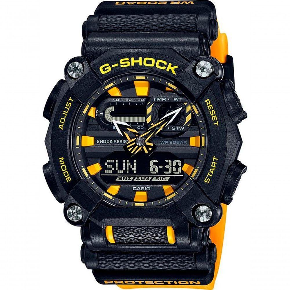 Relógio Casio G-shock Ga-900a-1a9dr Heavy Dut - Decagonal - 1