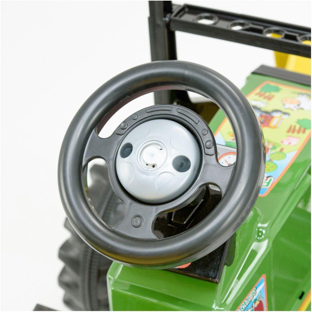 Trator Infantil Com Pá E Pedal Sem Caçamba Biemme Verde - 5