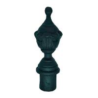 Pinha Ferro Fundido N04 Grade Portão Sacada Muro 10x18cm - 1