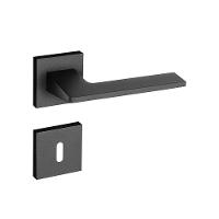 Fechadura Sara Preta Roseta Quadrada 55mm Pado Interna - 5