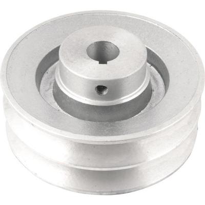 Polia Alumínio 2 Canais Perfil B 120mm Com Furo 3/4" Vonder