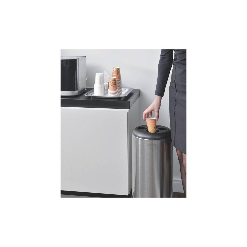 Lixeira Inox Tramontina Porta Copos Scotch Brite Base E Aro Em Polipropileno 31 L Tramontina - 3