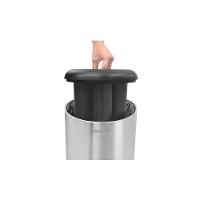 Lixeira Inox Tramontina Porta Copos Scotch Brite Base E Aro Em Polipropileno 31 L Tramontina - 2