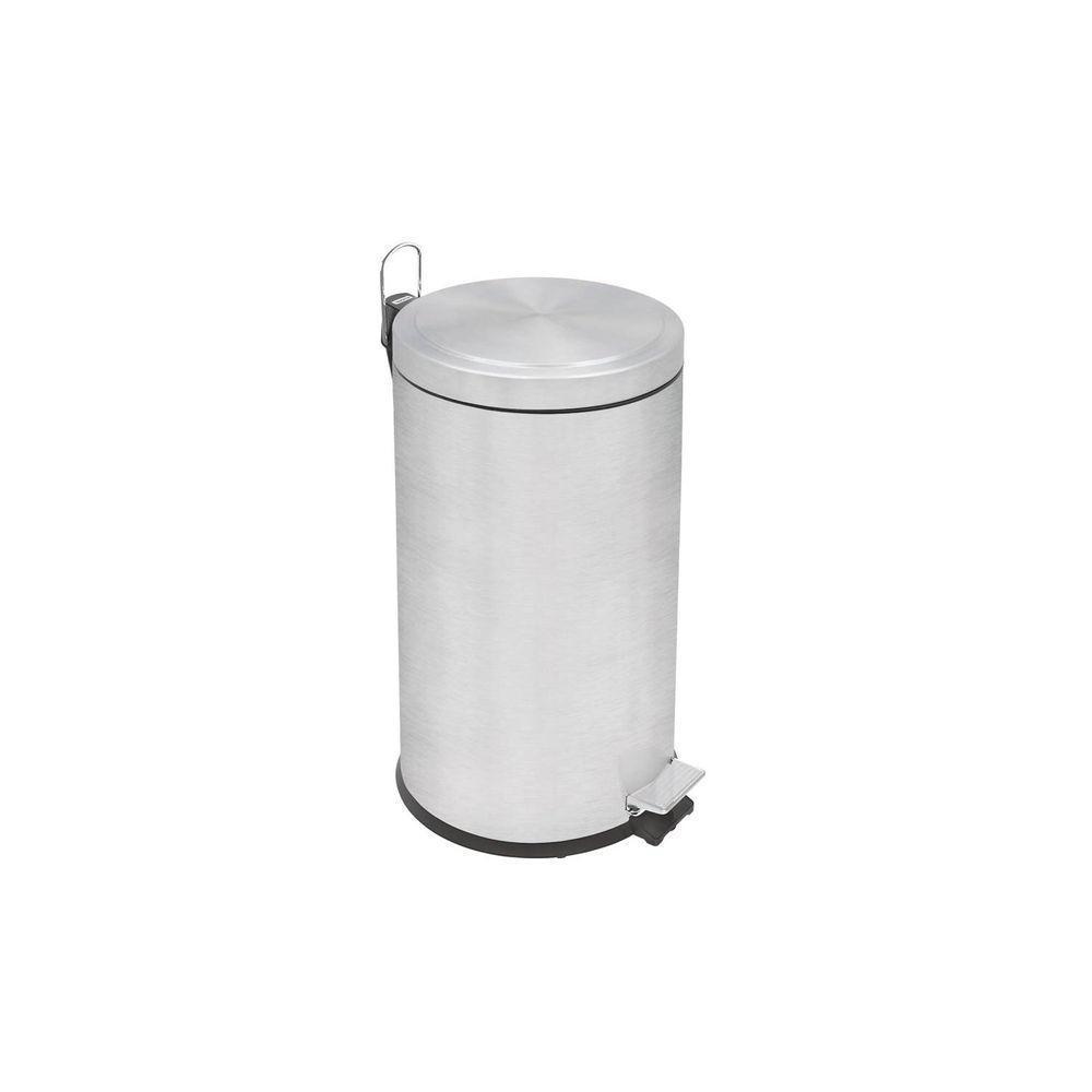 Lixeira Inox Com Pedal Plus Com Acabamento Scotch Brite E Balde Interno Removível 20 L - 1
