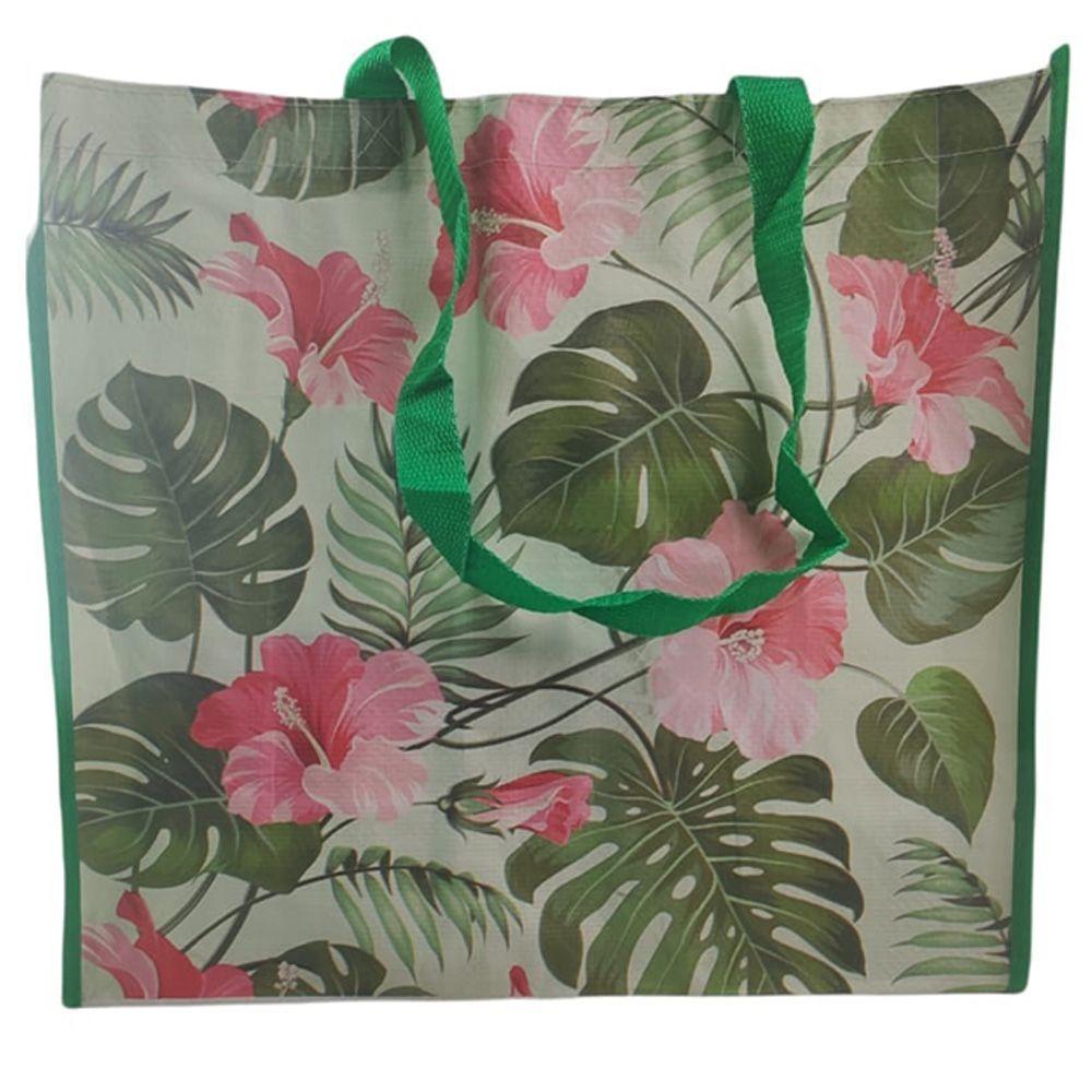 Sacola Ecologica Ecobag Kit 6 Uni Bolsa Ombro Retornavel Dobravel Compras Mercado - 6