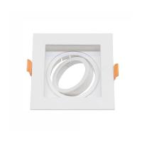 Spot Recuado De Embutir Quadrado Móvel Mr16 Branco Taschibra - 5