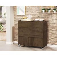 Mesa Retrátil Com Banquetas Castanho