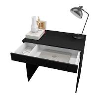 Mesa Para Computador Notebook Alexa - Ajl Moveis Cor Preto - 2