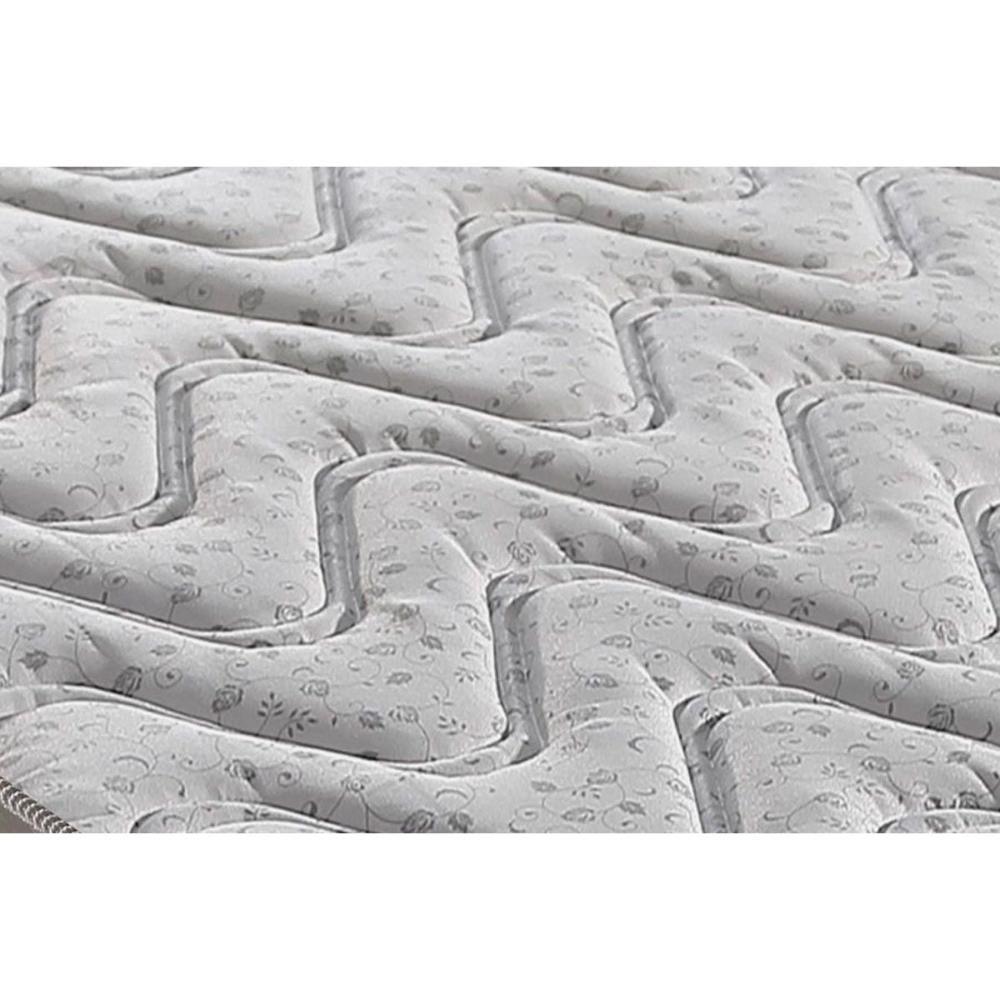 Cama Box Solteiro: Colchão Espuma D45 Paropas Pasquale Clean + Base CRC Suede Gray(88x188) - 3