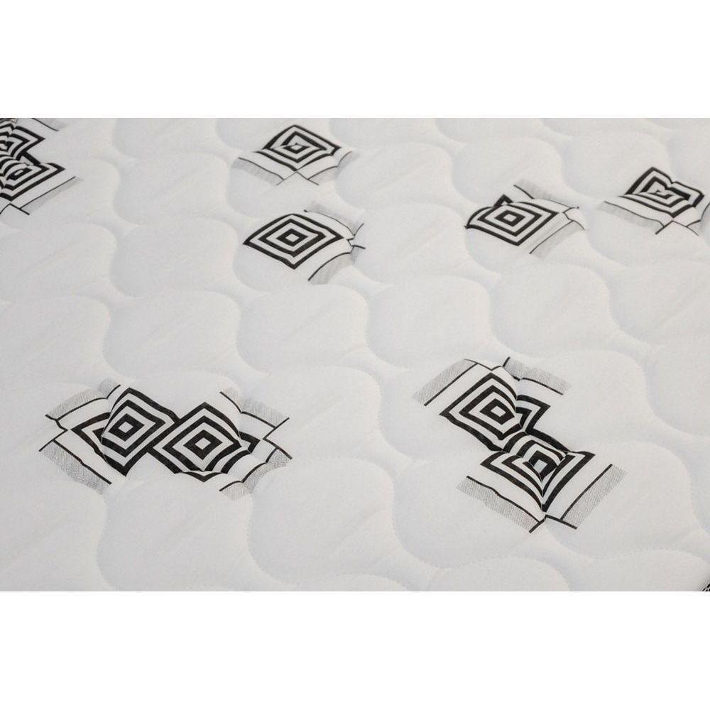 Cama Box Queen: Colchão Espuma D45 Ortobom Light Saúde Ortopilow + Base CRC Courano White(158x198) - 6