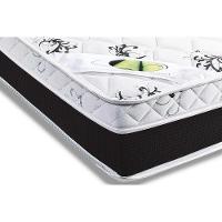 Cama Box Queen: Colchão Anatômico Luckspuma D33/AG65 Aspen 50 + Base CRC Suede Black(158x198) - 3