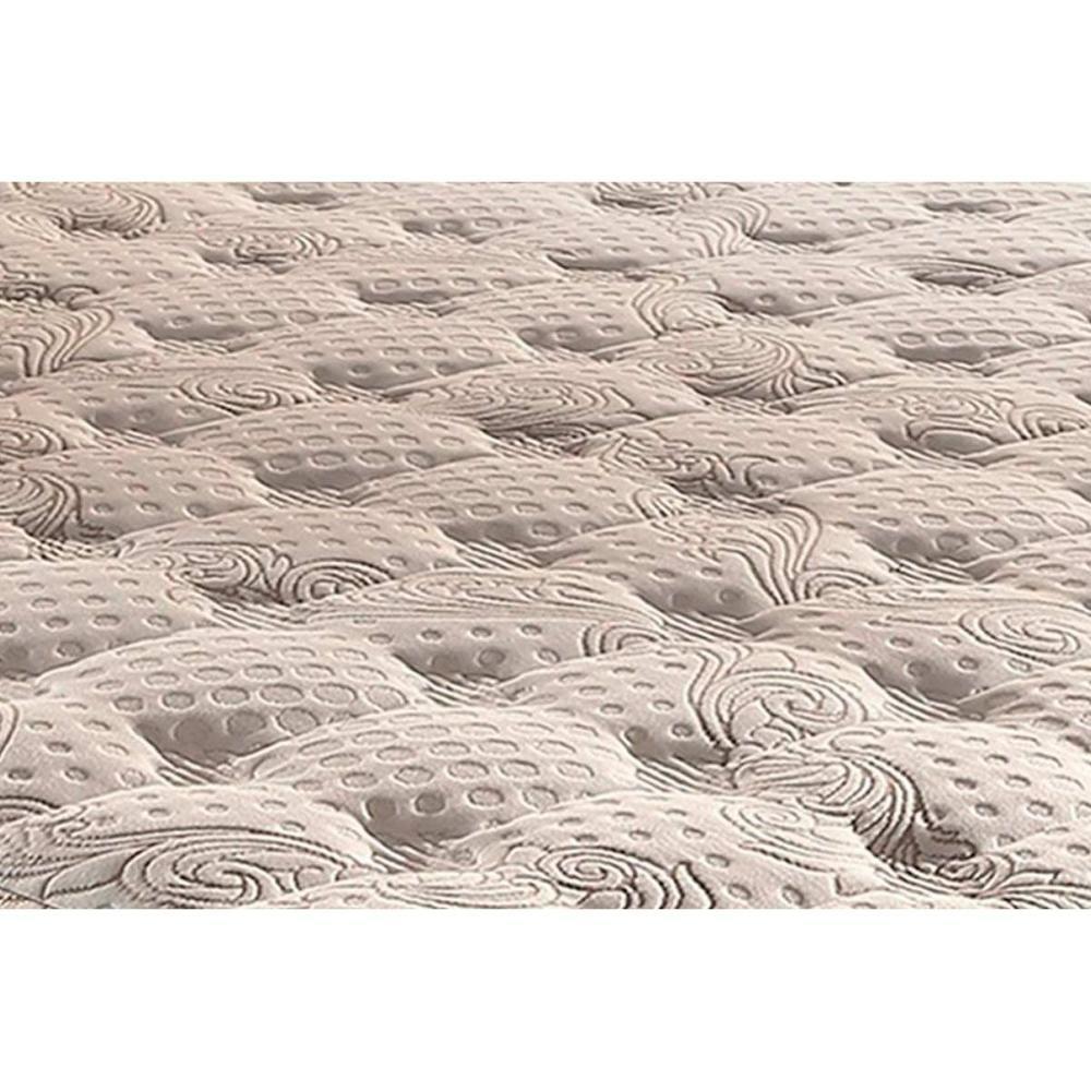 Cama Box Queen: Colchão Molas MasterPocket Ensacadas Paropas   Eco Linho + Base CRC Courano Branco(158x198) - 5