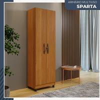 Armário Multiuso Sparta 2 Portas Com Chave Benetil Cinamomo - 6