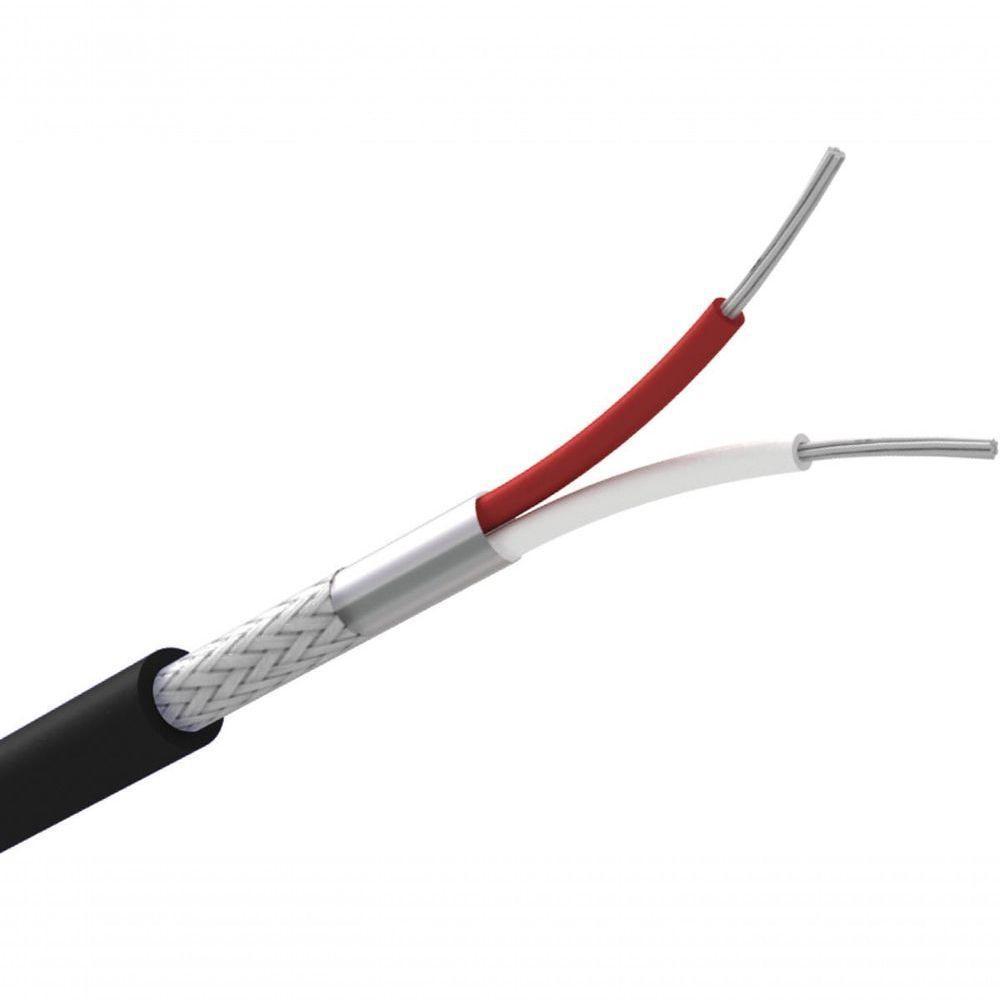 Cabo De Microfone 0,20 Mm 100 Metros Sc20 Preto - Mt / 100 - 1