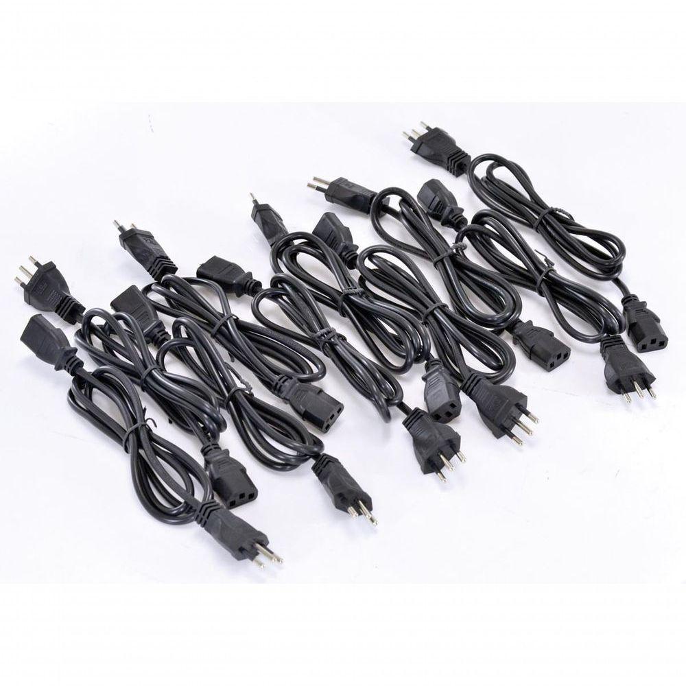 Cabo De Força Tripolar Para Fonte 3x0,50 Mm 250v 10a 1,2 Metros - Pc / 10. - 4