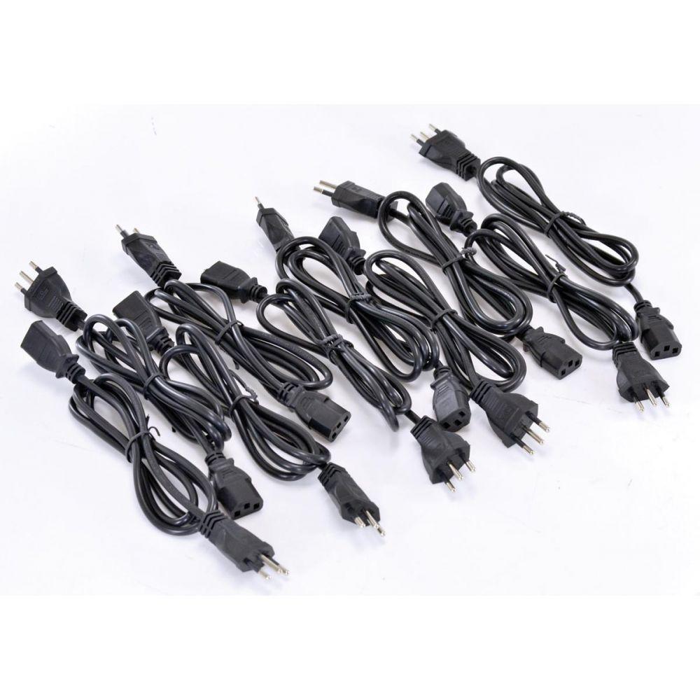 Cabo De Força Tripolar Para Fonte 3x0,50 Mm 250v 10a 1,2 Metros - Pc / 10. - 6