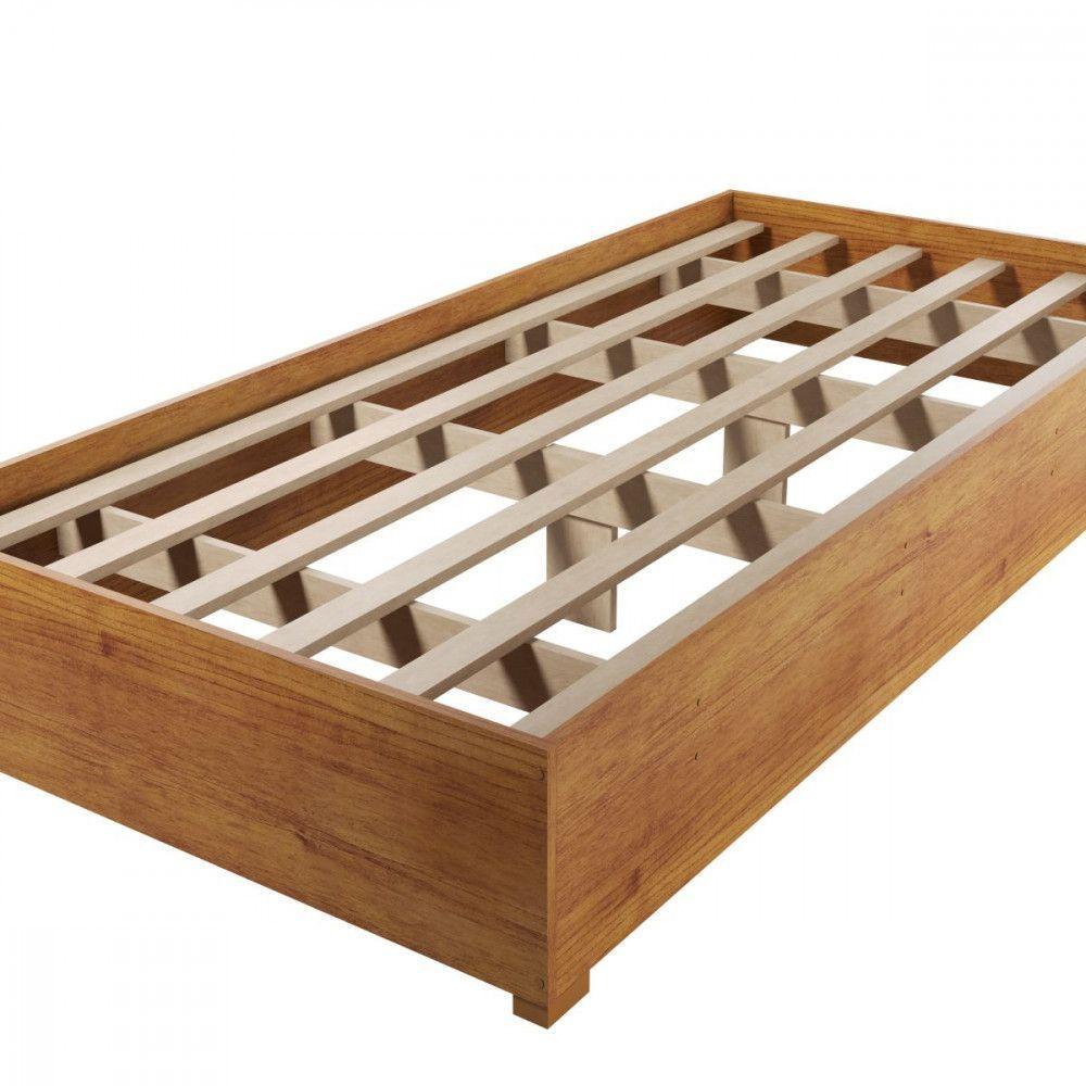 Base Cama Box Solteiro Imperatriz Com Pés Mel Viero - 3