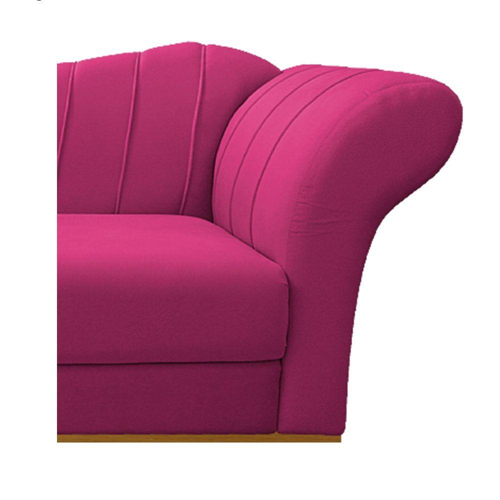 Recamier Vanessa 140cm Lado Esquerdo Suede Pink Doce Sonho - 3