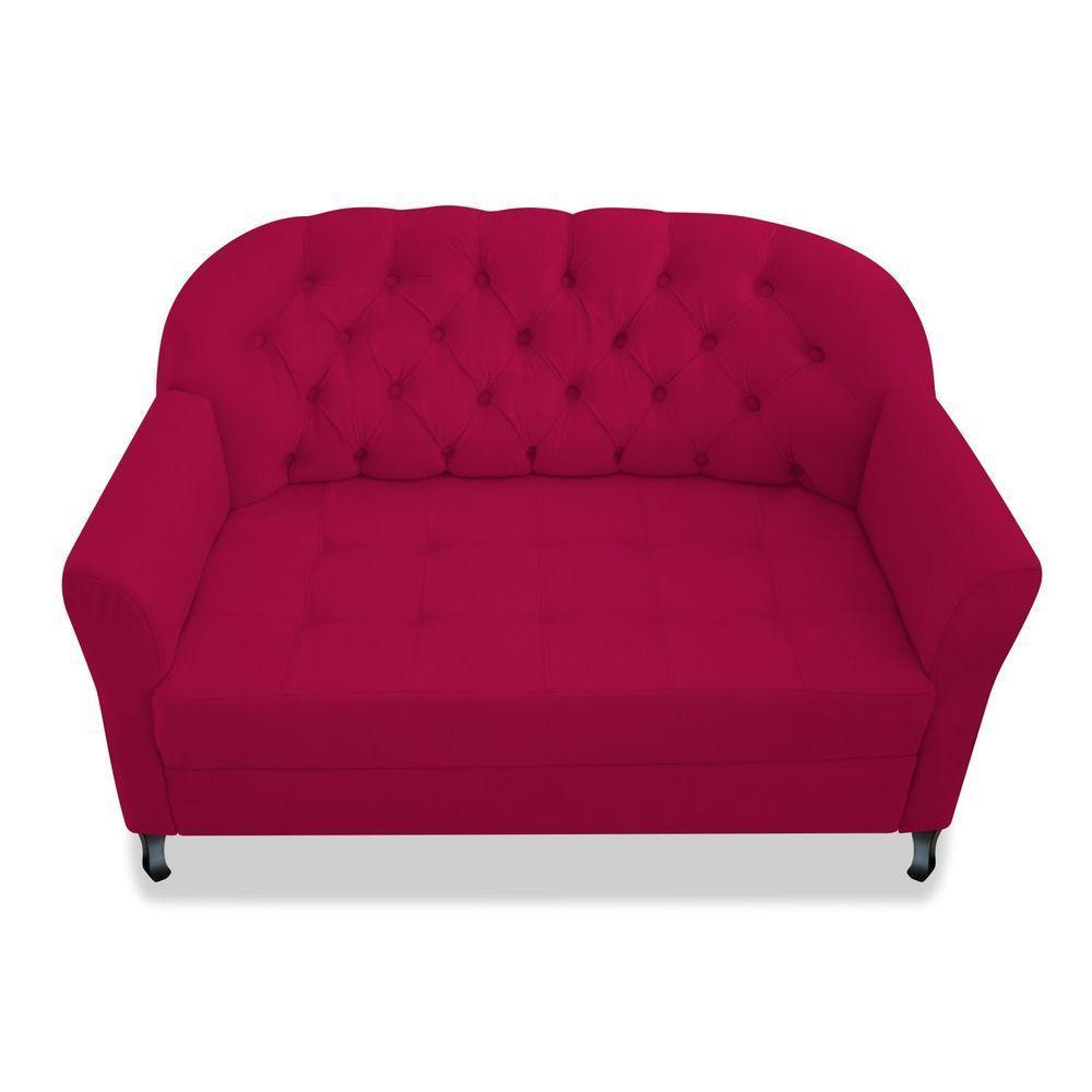 Namoradeira Julia A02 Suede - Amarena Móveis Cor Pink - 2