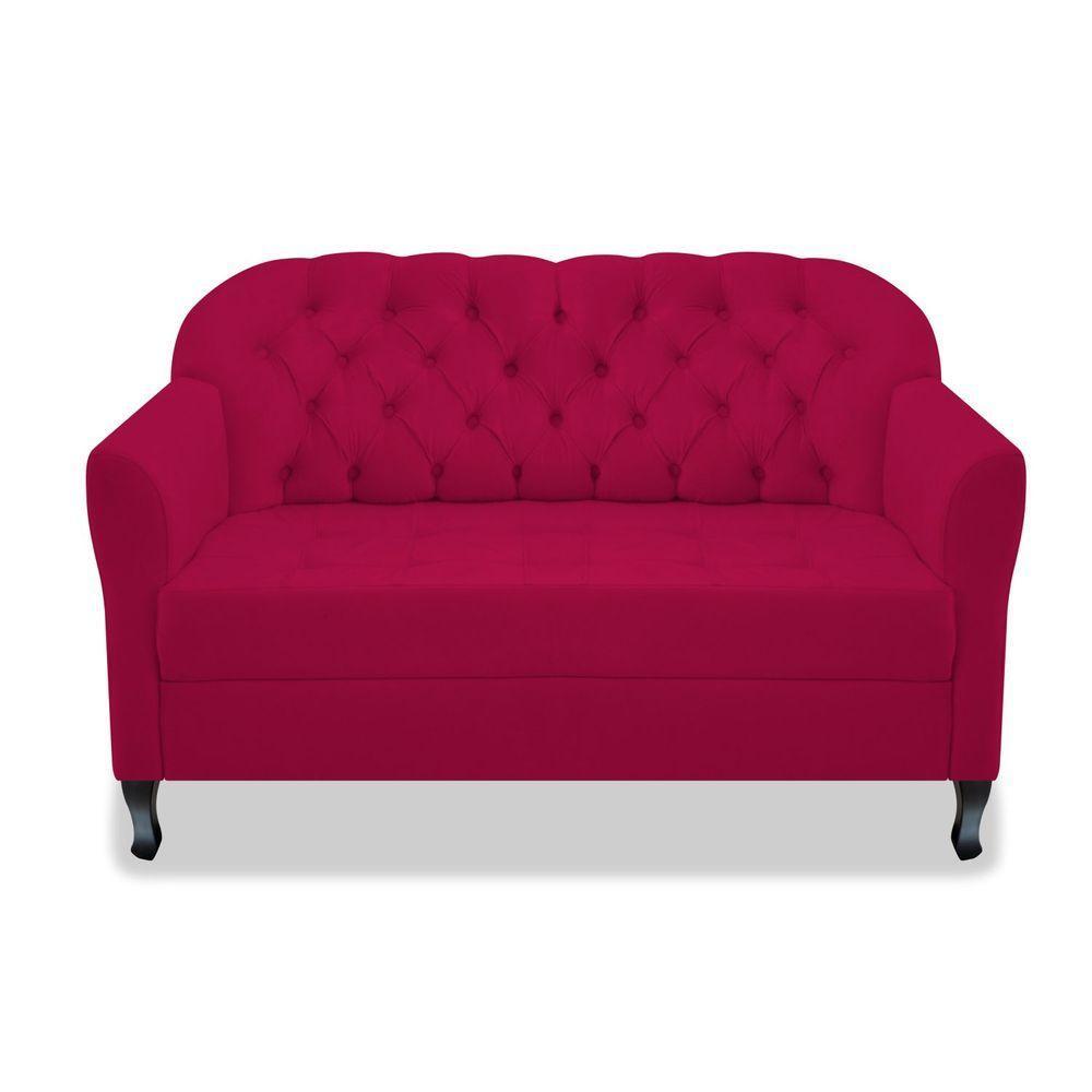 Namoradeira Julia A02 Suede - Amarena Móveis Cor Pink - 4