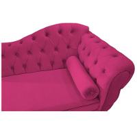 Diva Recamier Diana 130Cm Lado Esquerdo Suede - Amarena Móveis Cor Pink - 3