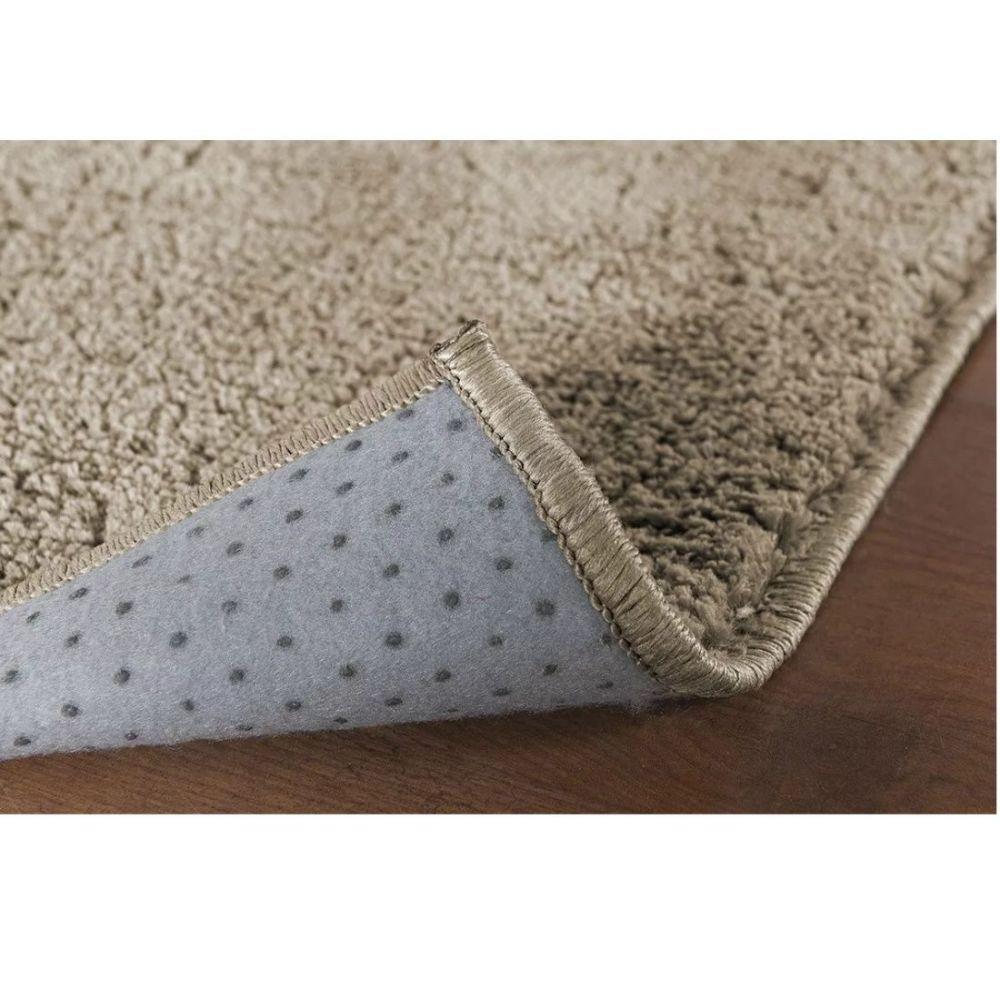 Tapete Sala Escritório 1,50 X 2,00 M Macio Antiderente Areia - 7