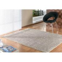 Tapete Sala Escritório 1,50 X 2,00 M Macio Antiderente Areia - 3