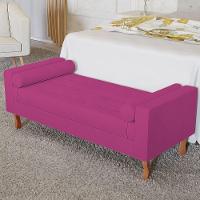 Recamier Baú Félix Solteiro 100 Cm Suede - Doce Sonho Móveis Pink - 5