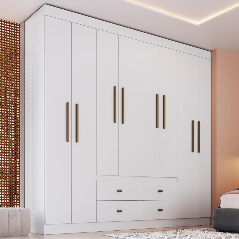 Guarda-roupa Casal 8 Portas 4 Gavetas Doripel Las Vegas - 1