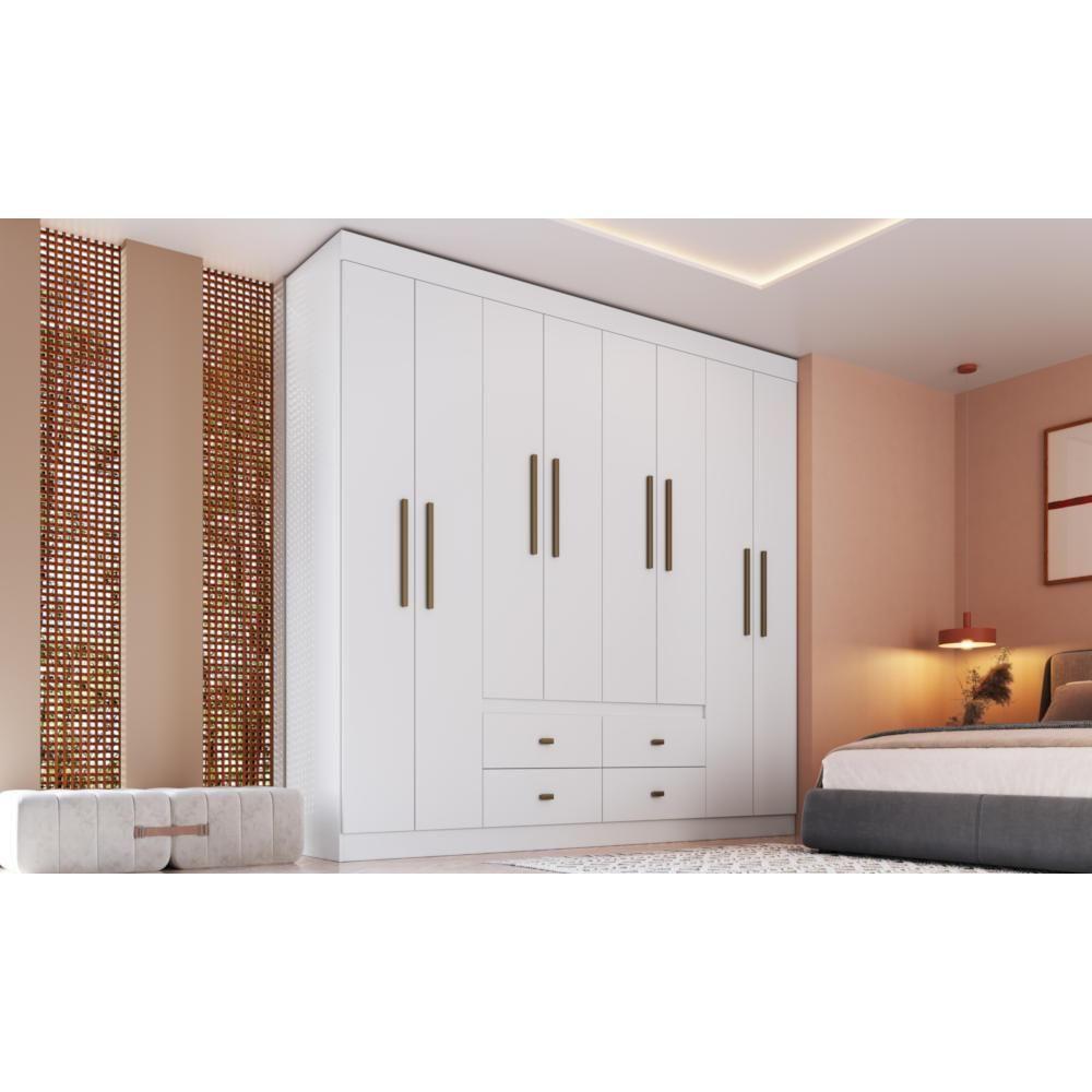 Guarda-roupa Casal 8 Portas 4 Gavetas Doripel Las Vegas - 2