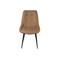 Cadeira Dana Pu Caramelo Base Metal - 2