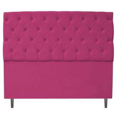 Cabeceira 195cm King Size Suede Pink