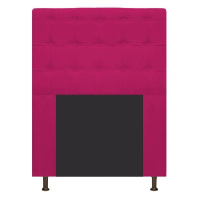 Cabeceira Estofada Dama 90 Cm Solteiro Suede Pink