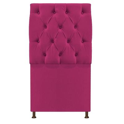 Cabeceira Sofia 90 Cm Solteiro Suede Pink