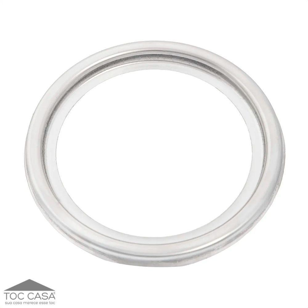 Porta Grelha Caixilho Redondo 10cm Em Inox - 1