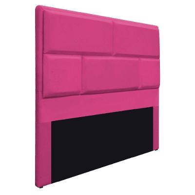 Cabeceira King 195 Cm Cama Box Suede Pink