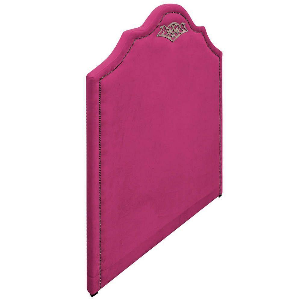 Cabeceira Queen Orlando P02 160cm Suede Pink - 4