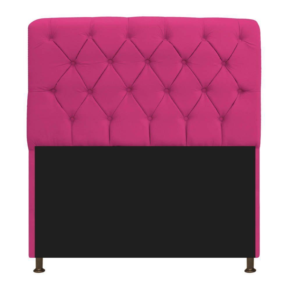 Kit Cabeceira Lady Recamier Félix 90cm Solteiro Pink - 6