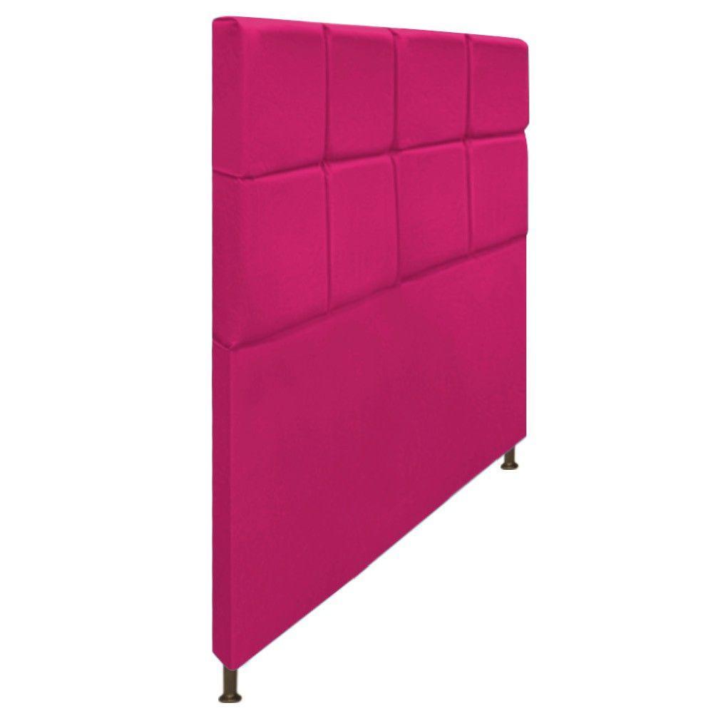 Cabeceira Damares 160 Cm Queen Size Com Botonê Suede Pink - 3