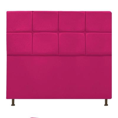 Cabeceira Damares 160 Cm Queen Size Com Botonê Suede Pink