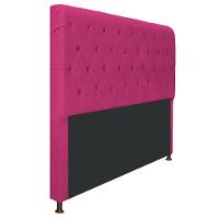 Cabeceira Cristal 160 Cm Queen Size Com Capitonê Suede Pink - 3