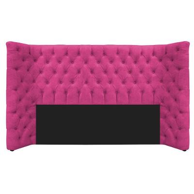Cabeceira Queen Everest P02 160 Cm Para Cama Box Suede - Amarena Móveis Pink
