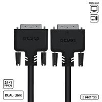 Cabo Dvi-d 24+1 Para Dvi-d 24+1 Dual-link 2 Metros - Pddl-2 - 2