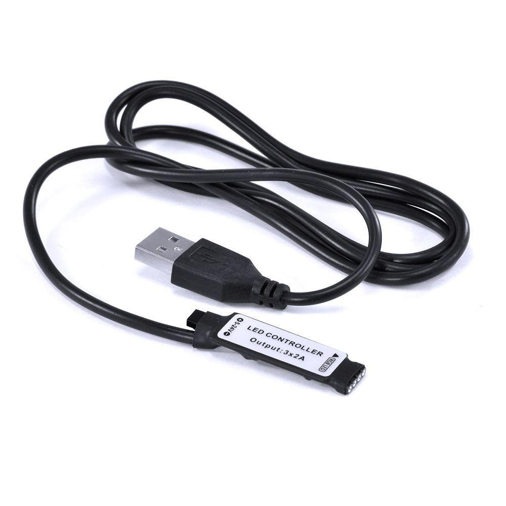 Fita De Led Vx Gaming Rgb Com Controlador Conexao Usb 60 Pontos De Led 1 Metro - Lru1(7908020920717) - 4