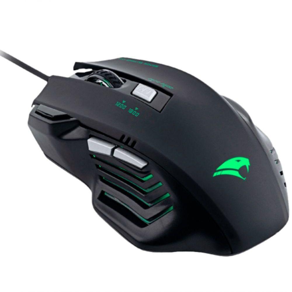Kit Teclado E Mouse Python Vivensis - 420 Preto-verde Bivolt - 5